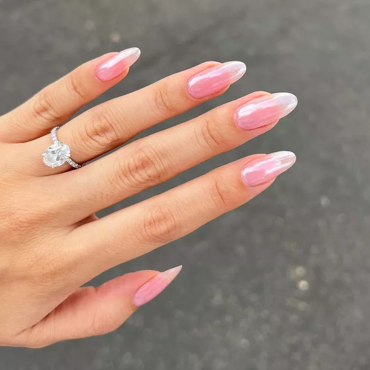 Strawberry Glazed Donut Nails