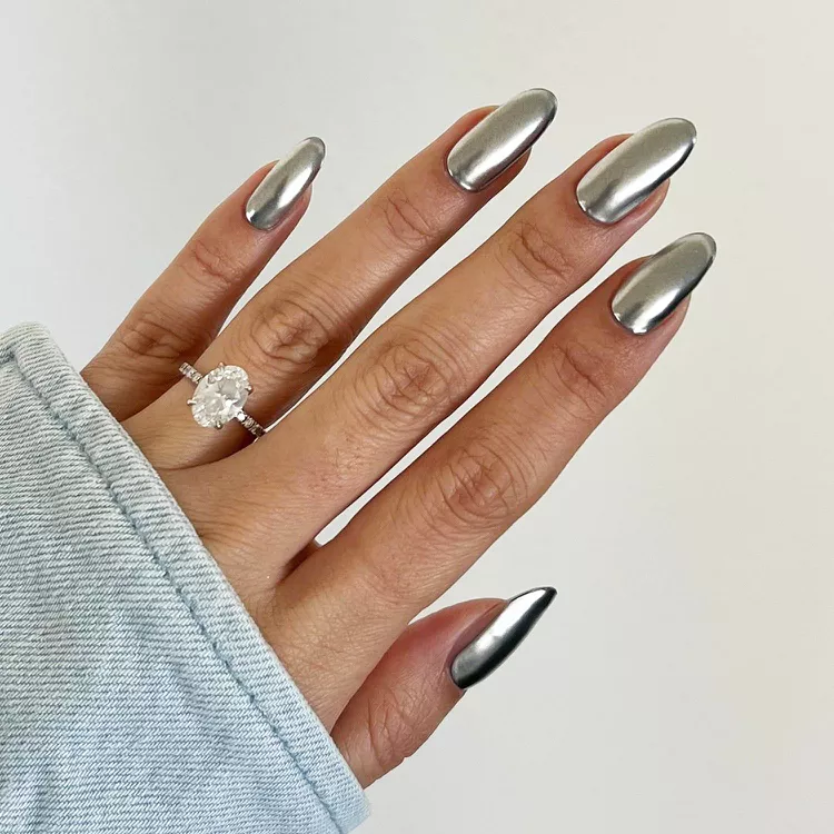 Titanium Chrome Nails