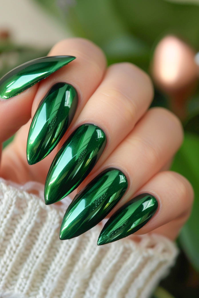 Emerald Chrome Elegance