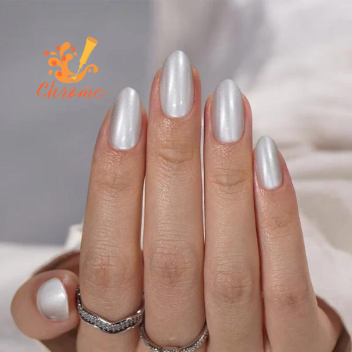 Smooth Silver Nails