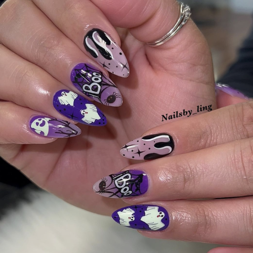 Purple Set Halloween Gel Polish