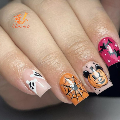 Disney Halloween Nail Designs