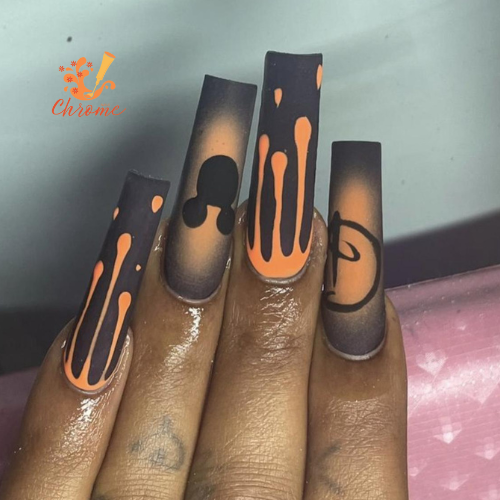 Airbrush Halloween Nails