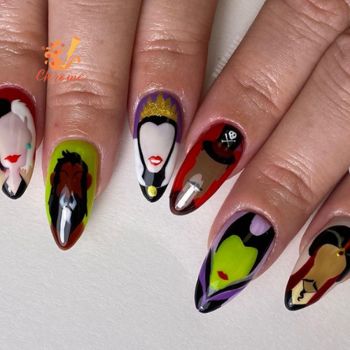 Disney Villain Nails