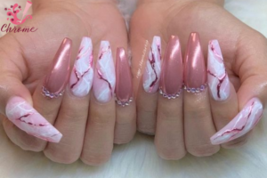 Light Pink Chrome Nails 18 Elegant Designs to Try Now