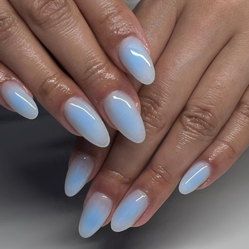 Aura Blue Nails