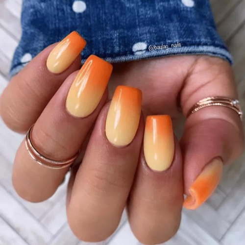 Sunset Ombre Nails