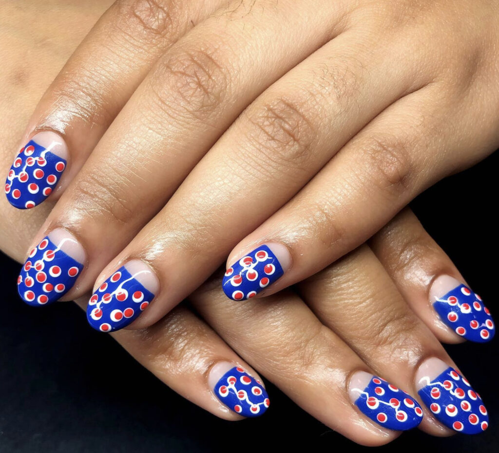 Simple 4th of July Nails