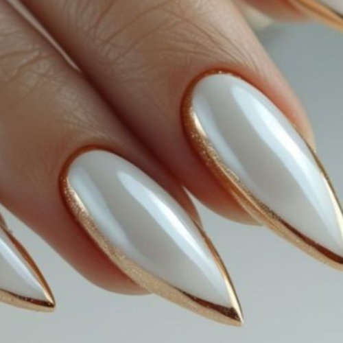 vanilla chrome nails