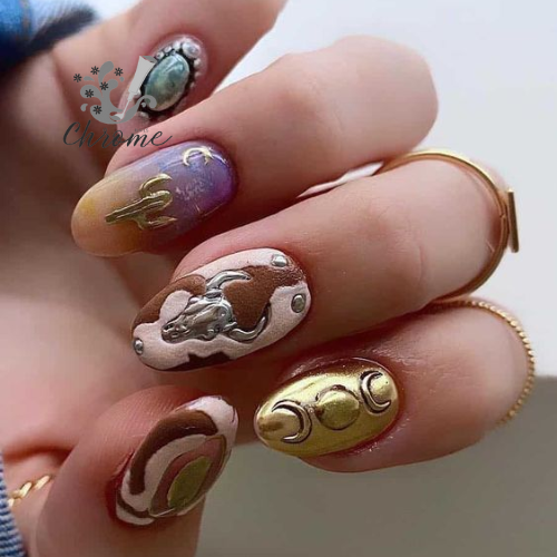 western nail ideas