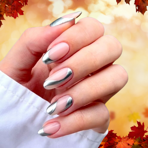 Fall Chrome Nails