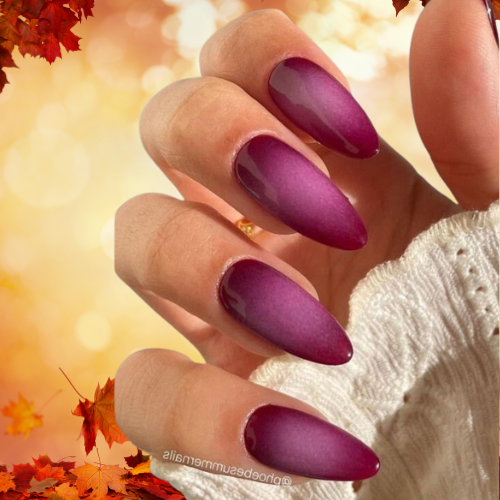 Fall Chrome Nails