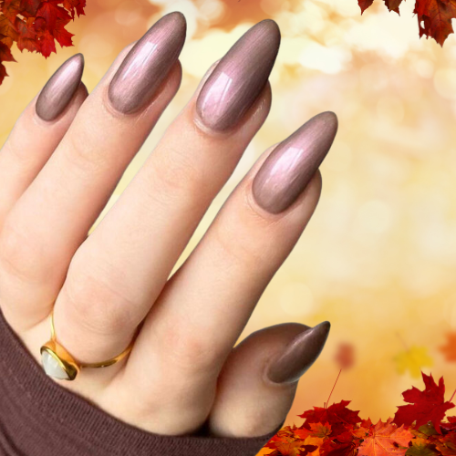 Fall Chrome Nails