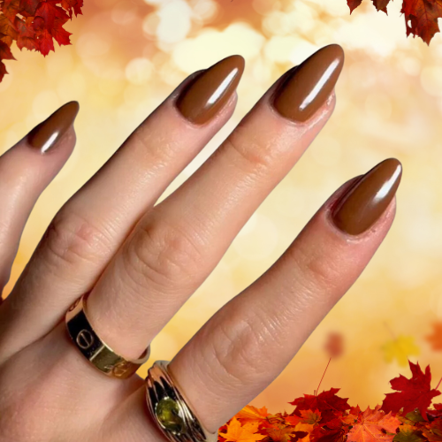 Fall Chrome Nails