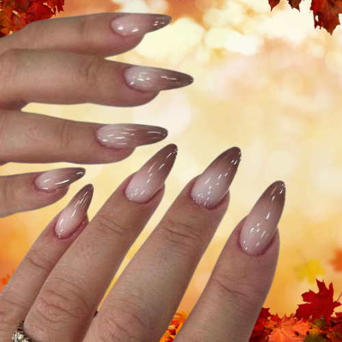 Fall Chrome Nails