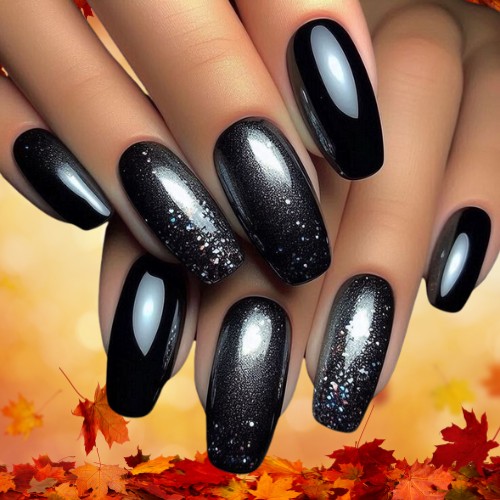 Fall Chrome Nails